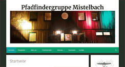 Desktop Screenshot of pfadfindergruppe-mistelbach.at