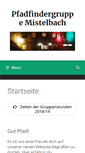 Mobile Screenshot of pfadfindergruppe-mistelbach.at